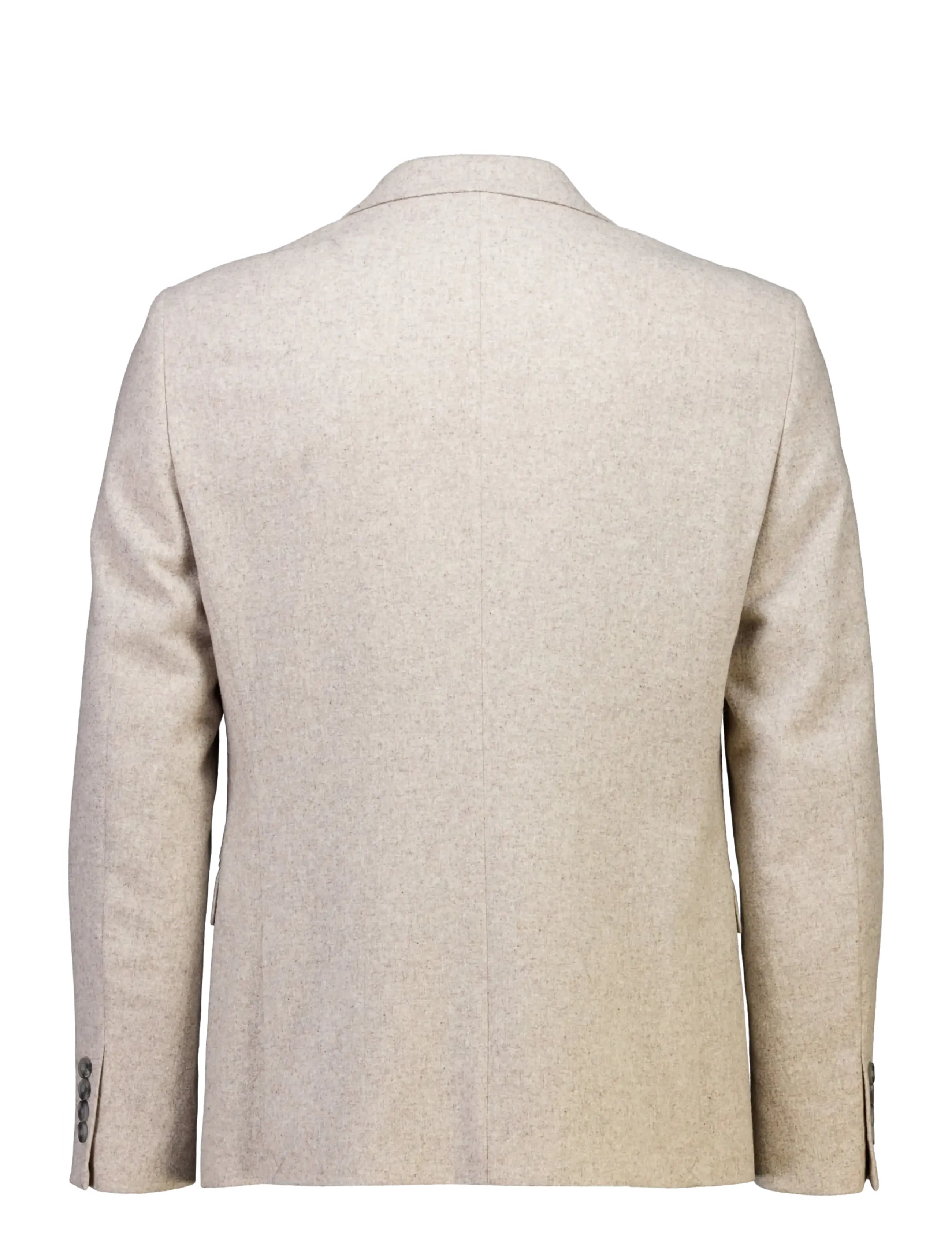 Lindbergh - Flannel wool blend blazer - dk sand mel - 1