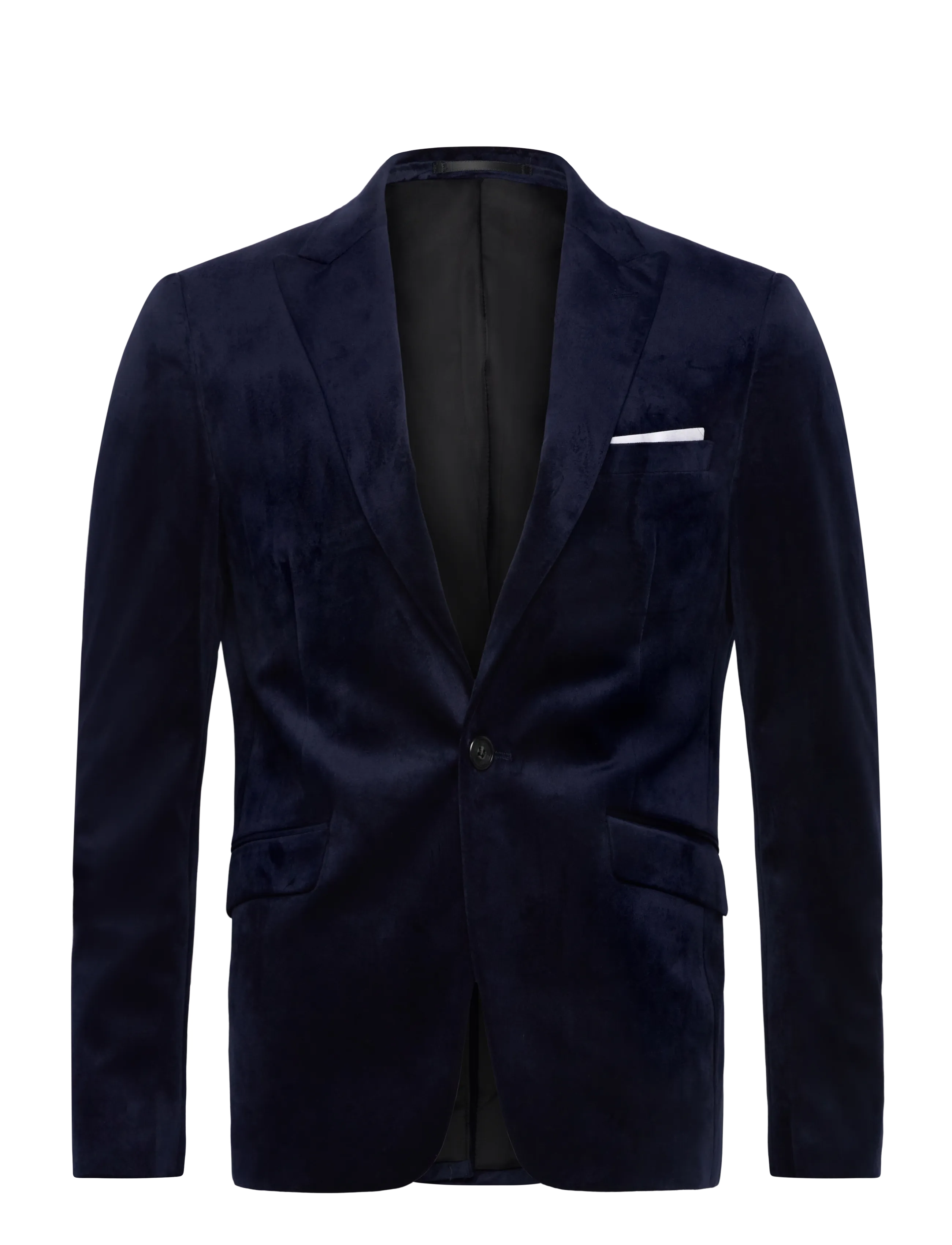 Lindbergh Velvet blazer - Lindbergh - DK BLUE / navy