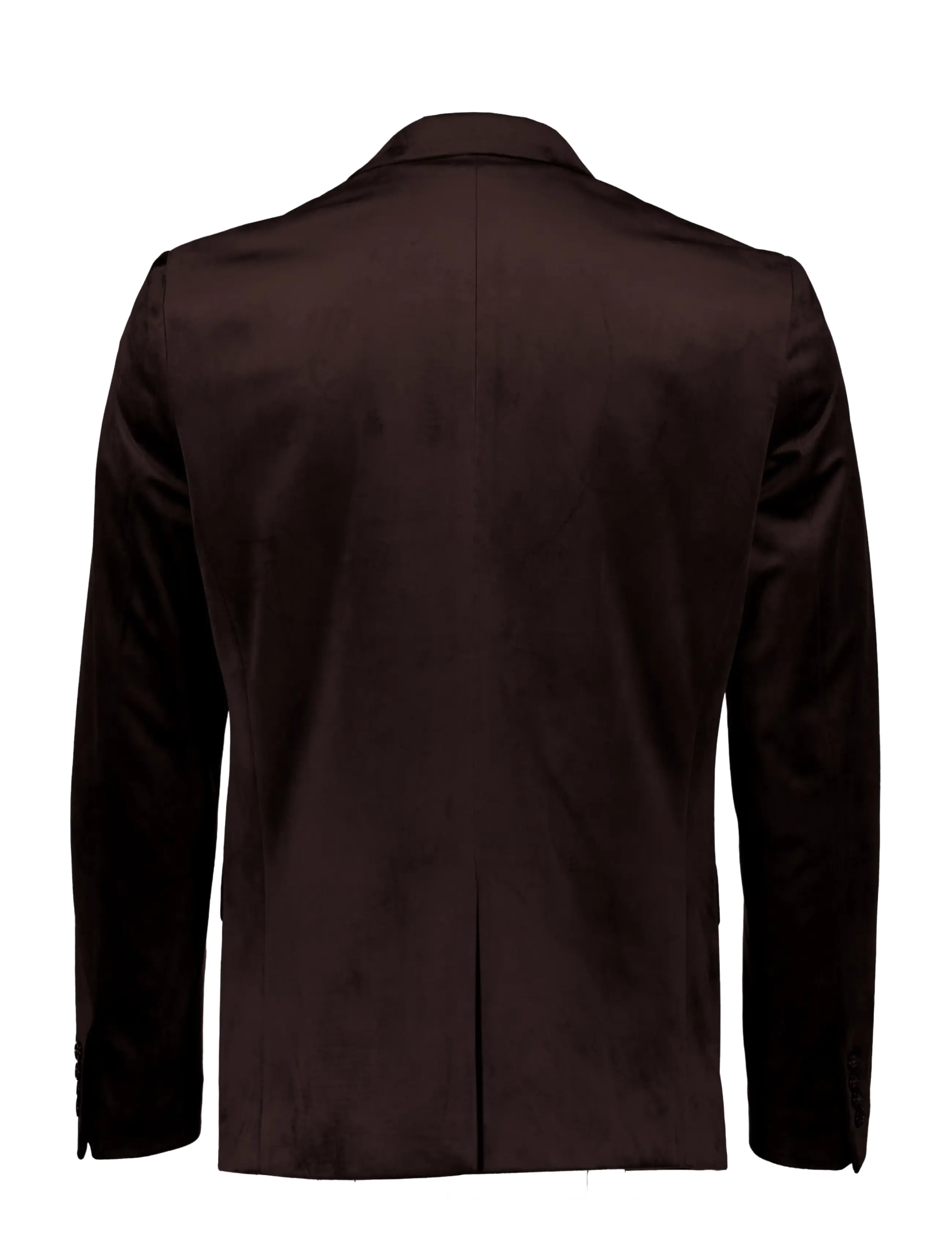 Lindbergh - Velvet blazer - enkeltradede blazere - brown - 2