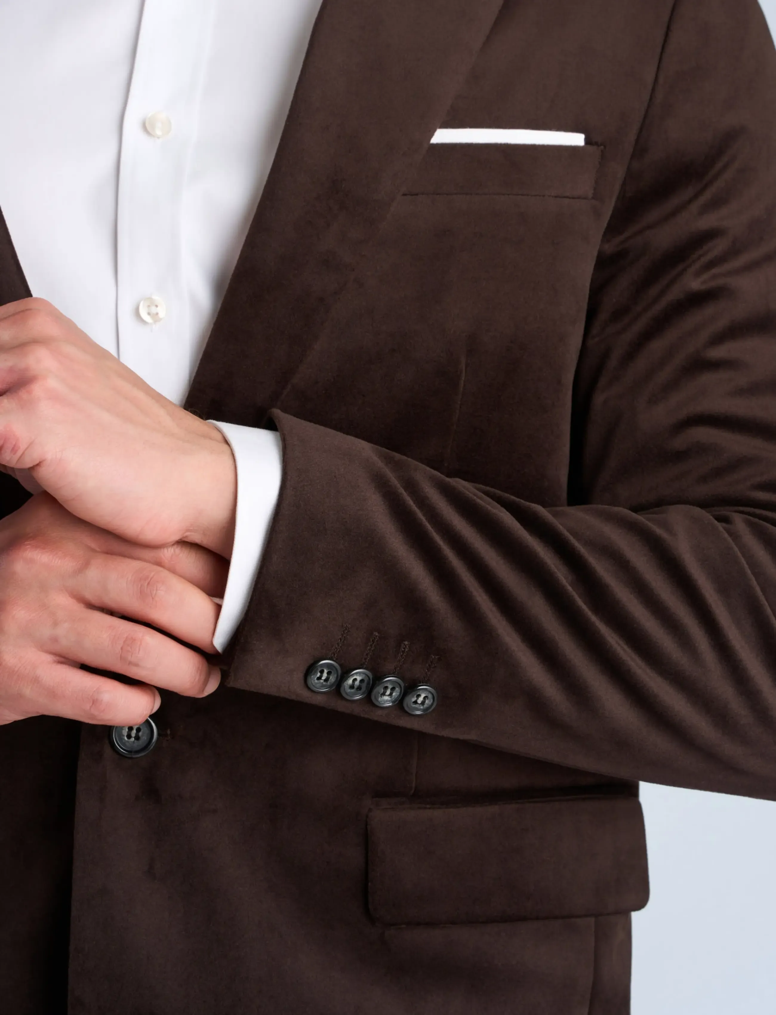 Lindbergh Velvet Blazer herr – bild 5