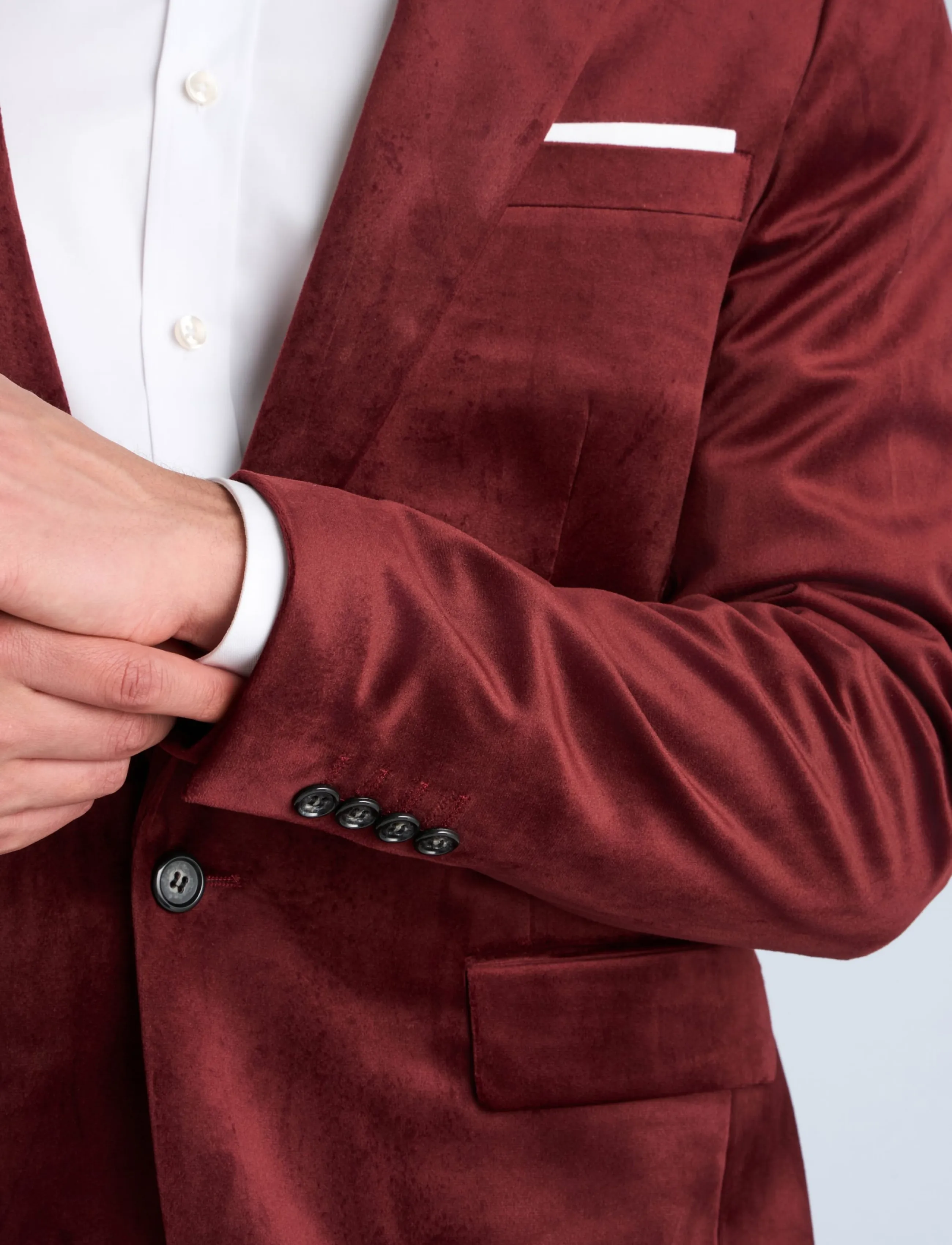 Lindbergh Velvet Blazer herr – bild 5