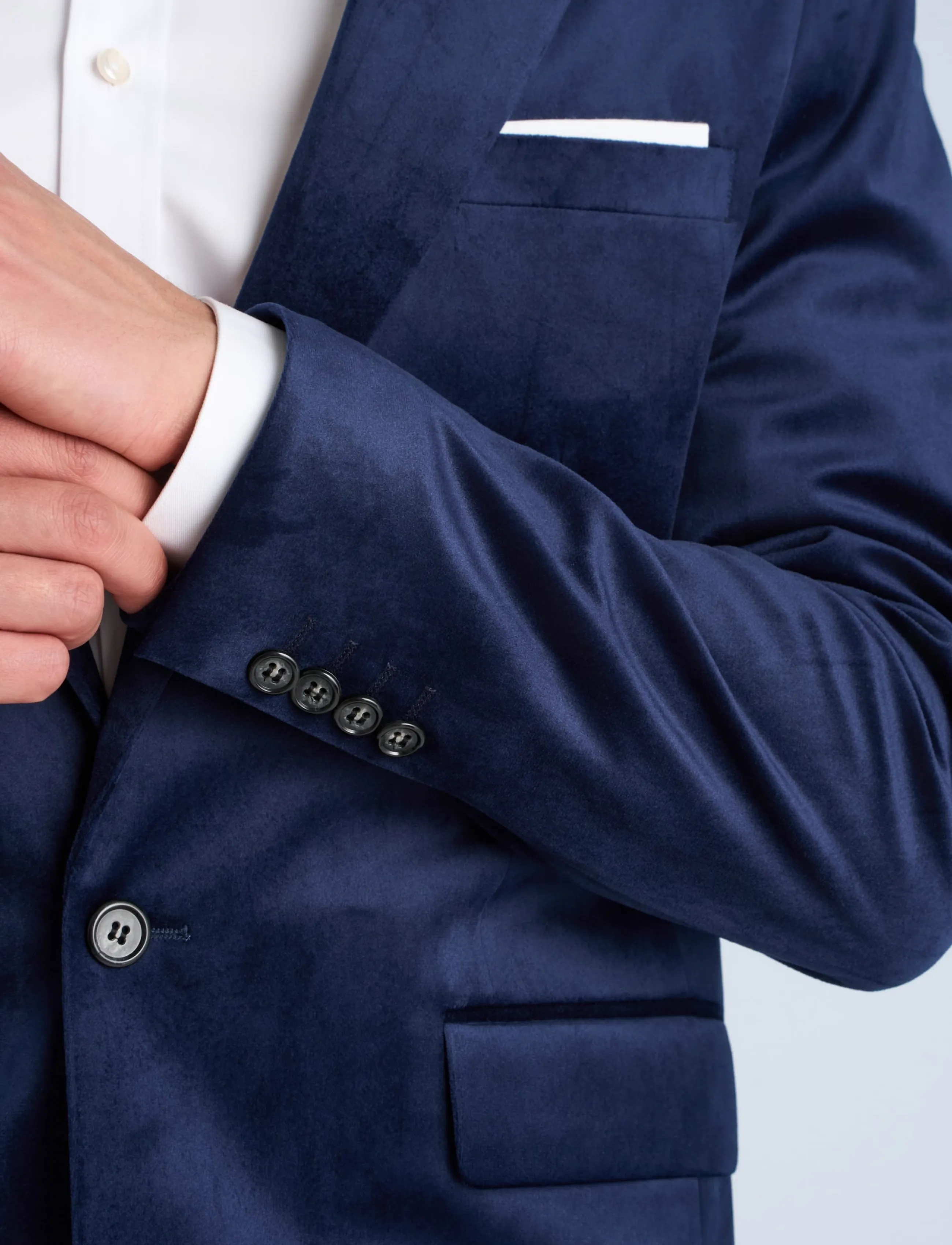 Lindbergh Velvet Blazer herr – bild 5