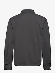 Lindbergh - Soft twill zip overshirt - menn - dk grey - 1