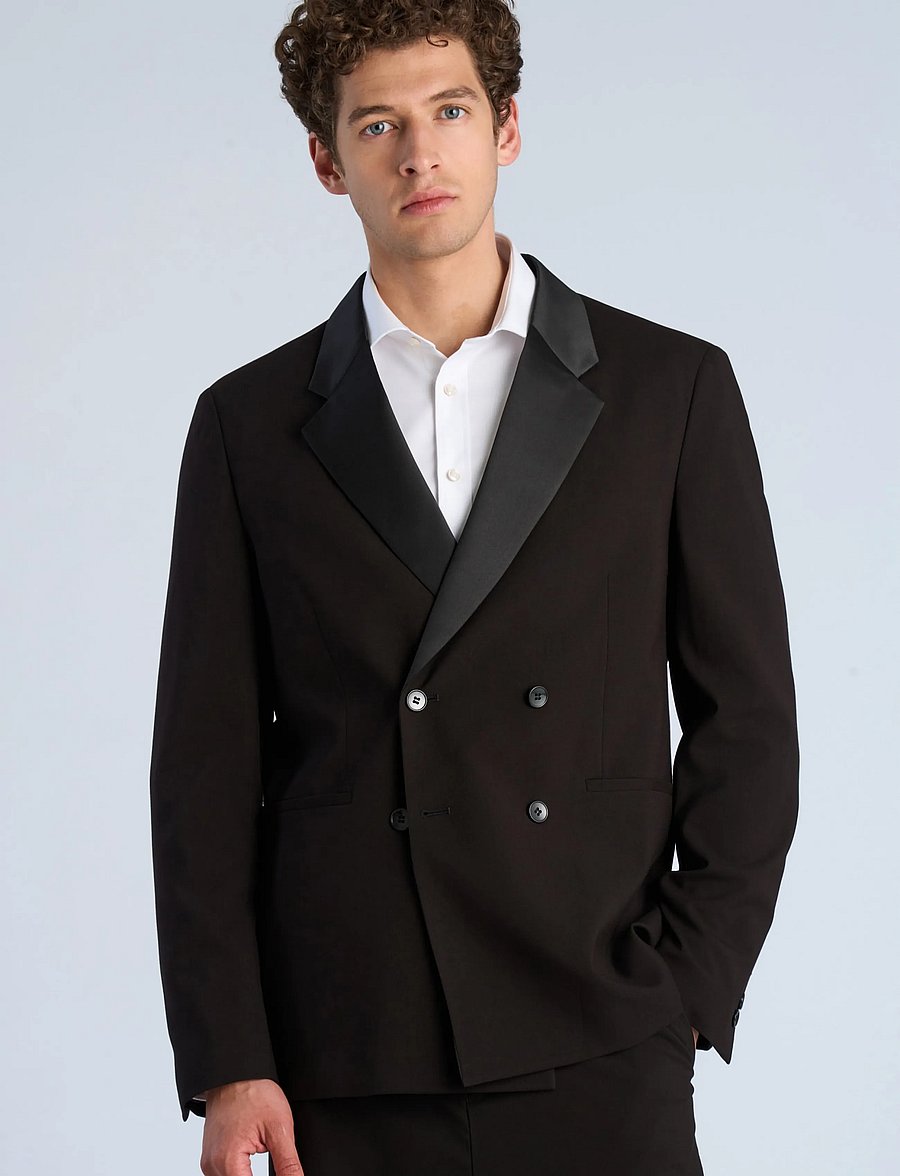 Lindbergh - DB dinner blazer - smokingud - jet black - 3