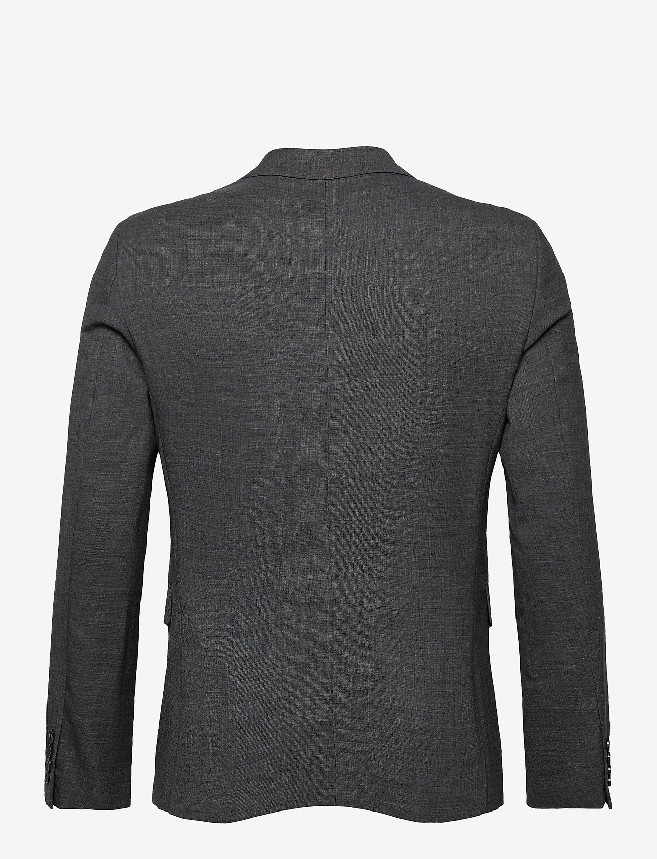 Lindbergh - Superflex blazer - enkeltradede blazere - dk grey mel - 1
