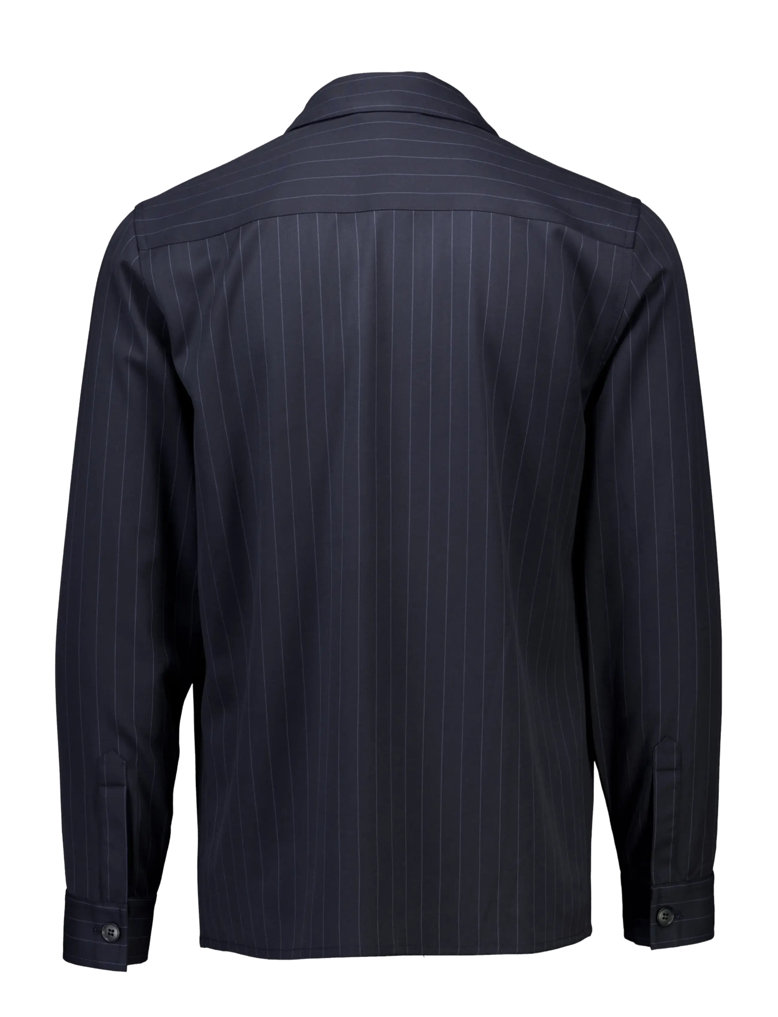 Lindbergh - Striped superflex overshirt - striped shirts - navy - 2