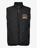 Quilted waistcoat - BLACK