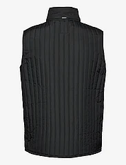 Lindbergh - Vertical quilted waistcoat - vests - black - 1