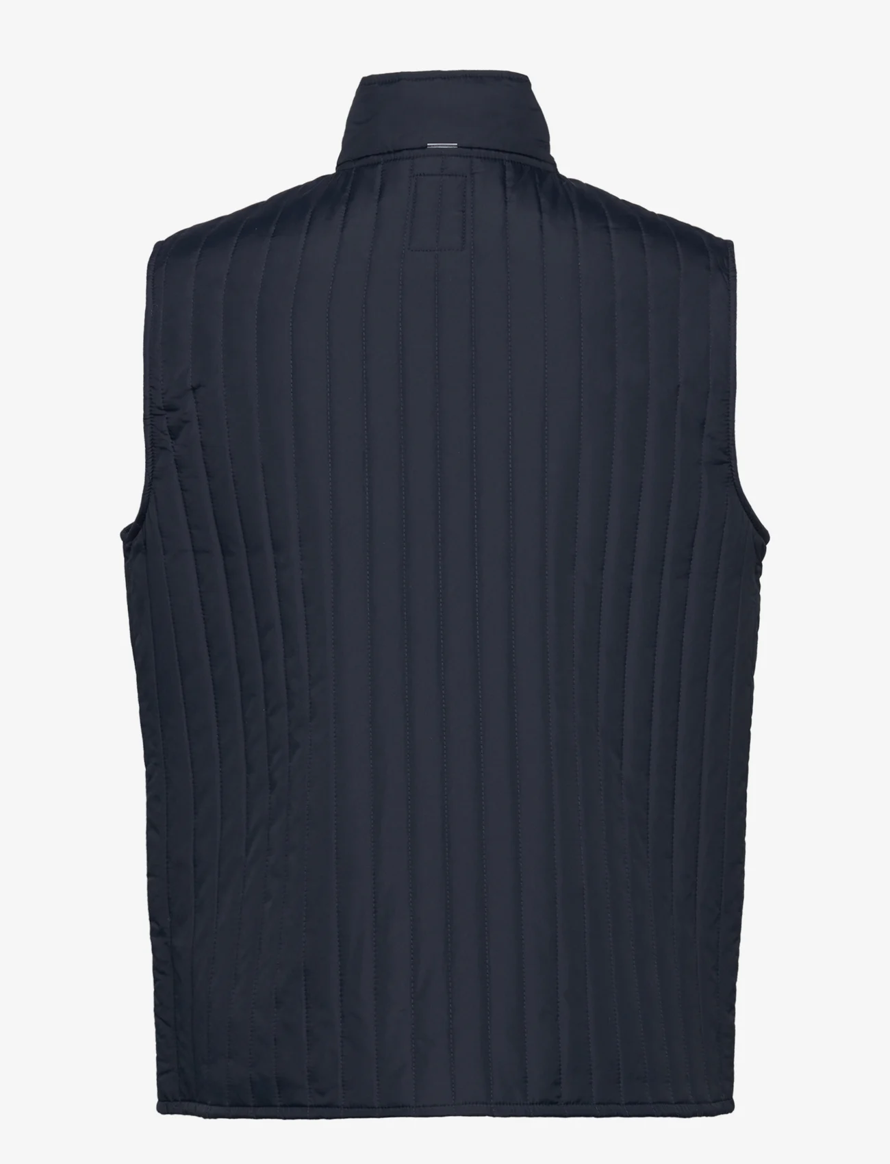 Lindbergh - Vertical quilted waistcoat - vester - navy - 1