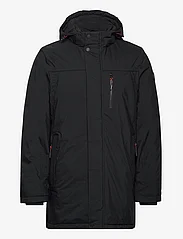 Lindbergh - Hooded parka jacket - vinterjakker - black - 0