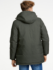 Lindbergh - Hooded parka jacket - winter jackets - dk army - 3