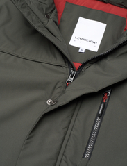 Lindbergh - Hooded parka jacket - winter jackets - dk army - 9