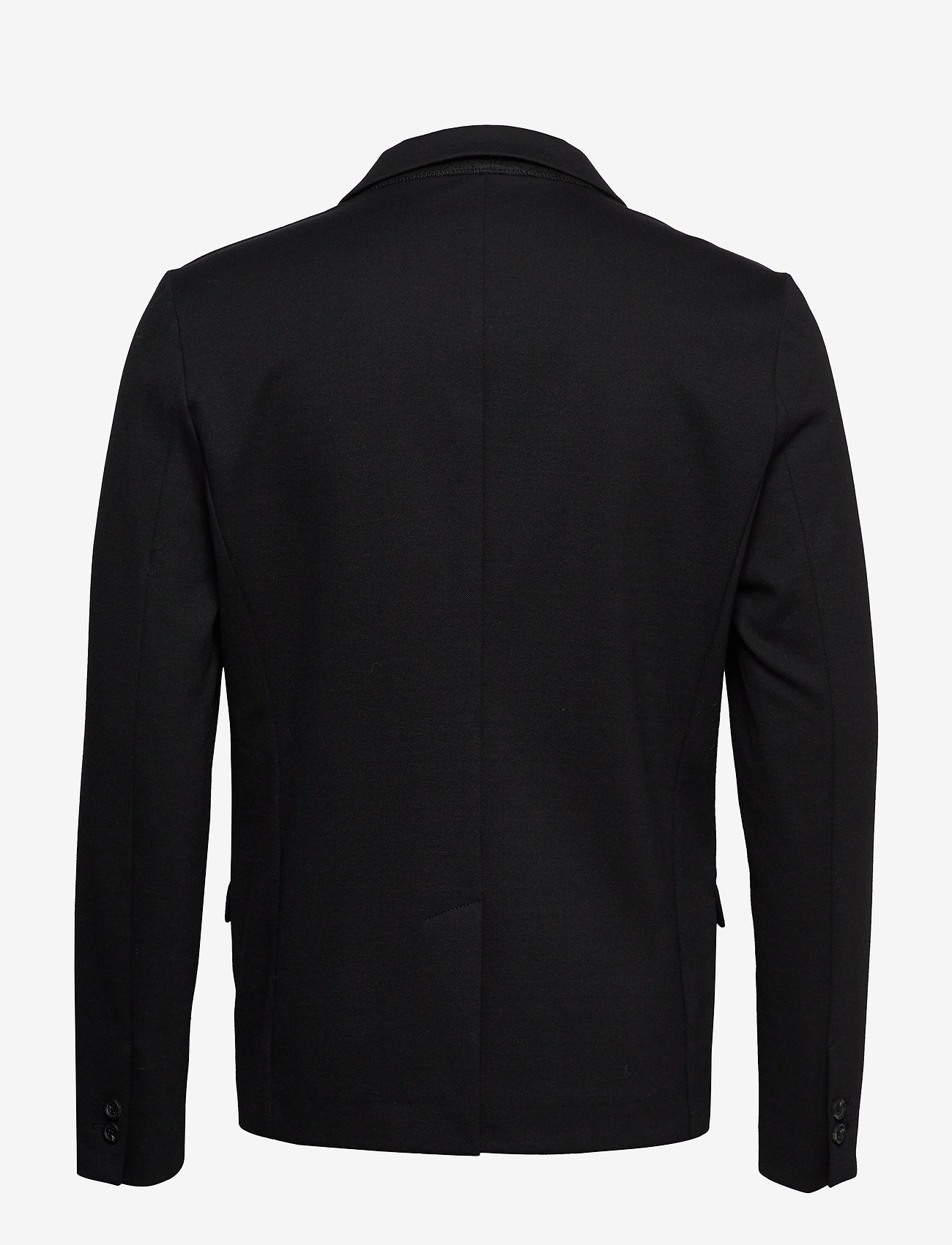 Lindbergh - Superflex knitted blazer - dobbeltradede blazere - black - 1