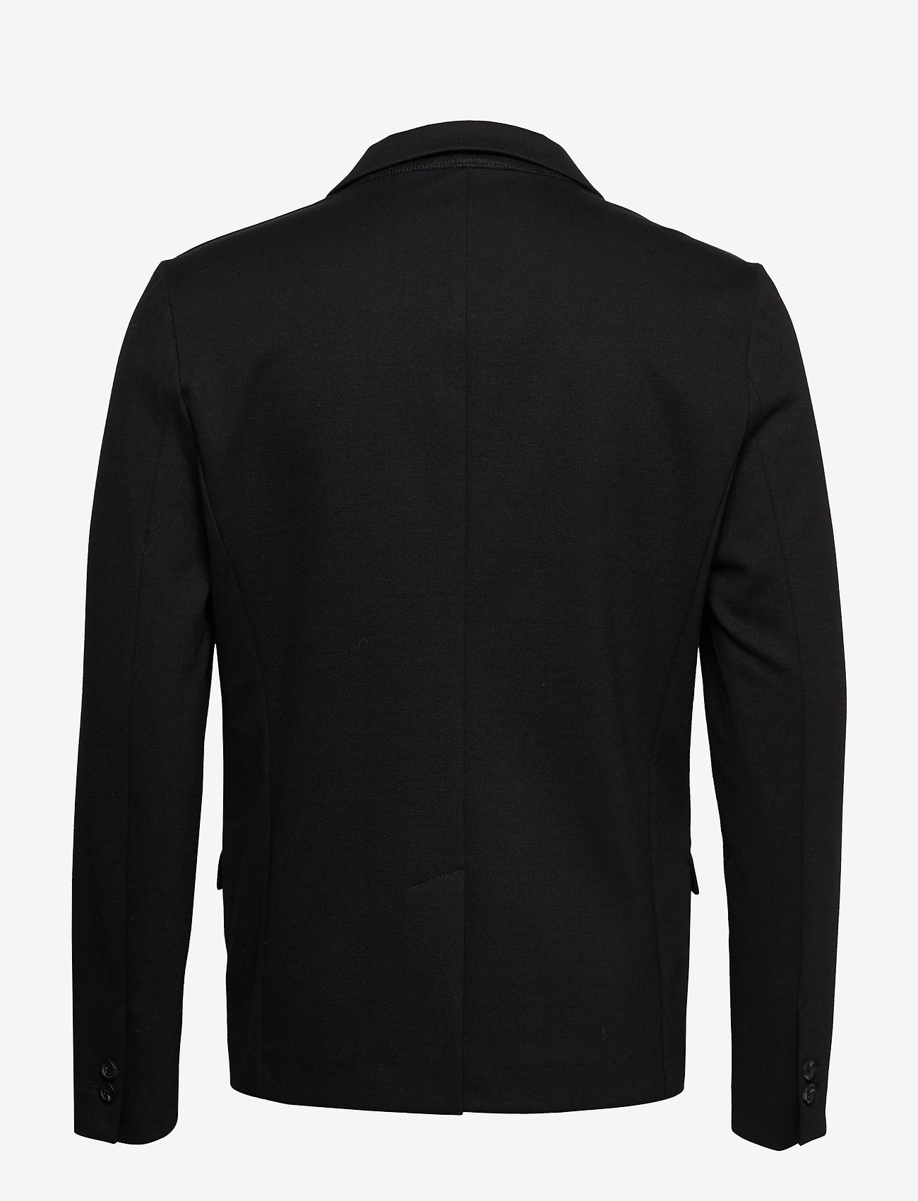 Lindbergh - Superflex knitted blazer - enkeltradede blazere - black - 2