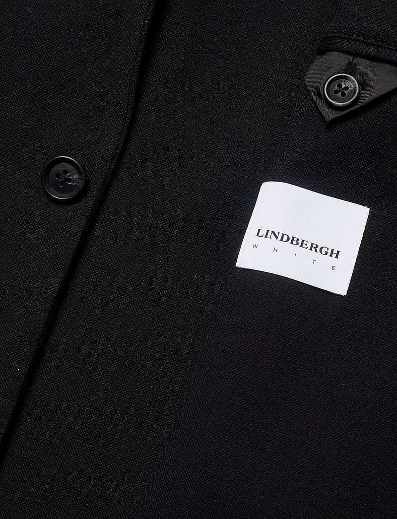Lindbergh - Superflex knitted blazer - einreiher - black - 4