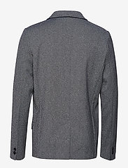 Lindbergh - Superflex knitted blazer - double breasted blazers - grey mix - 1