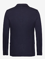 Lindbergh - Superflex knitted blazer - double breasted blazers - navy mix - 1