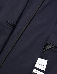 Lindbergh - Superflex knitted blazer - dobbeltradede blazere - navy mix - 5