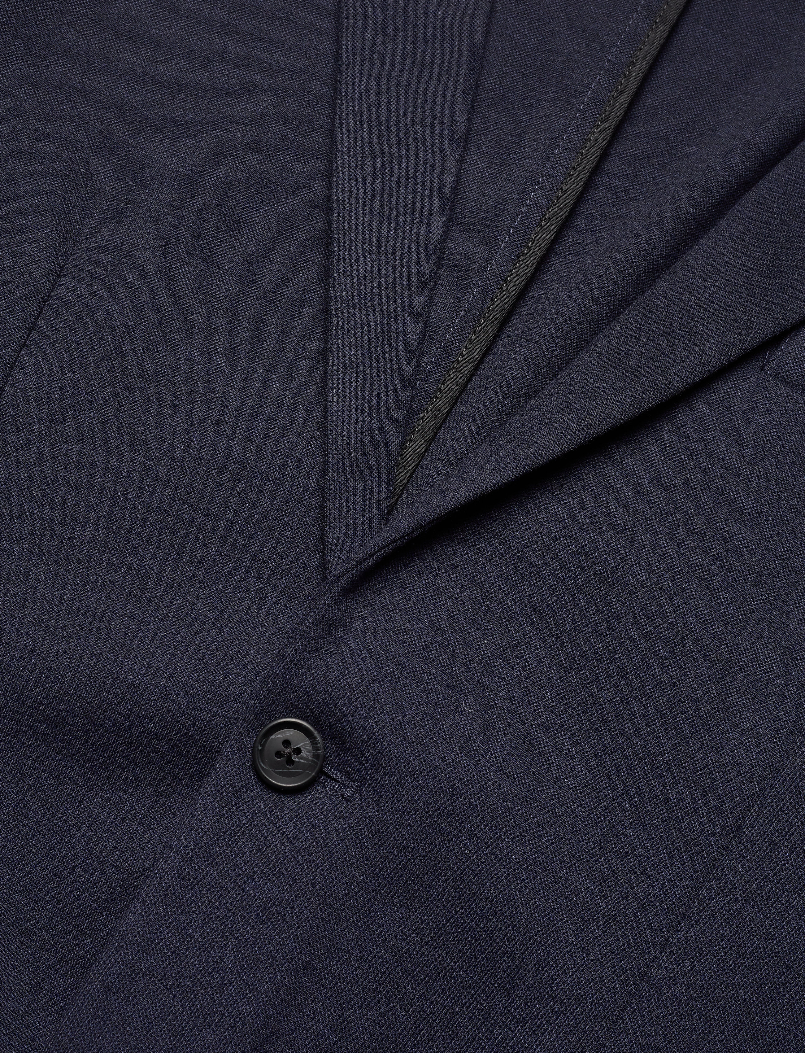 Lindbergh - Superflex knitted blazer - single breasted blazers - navy mix - 3