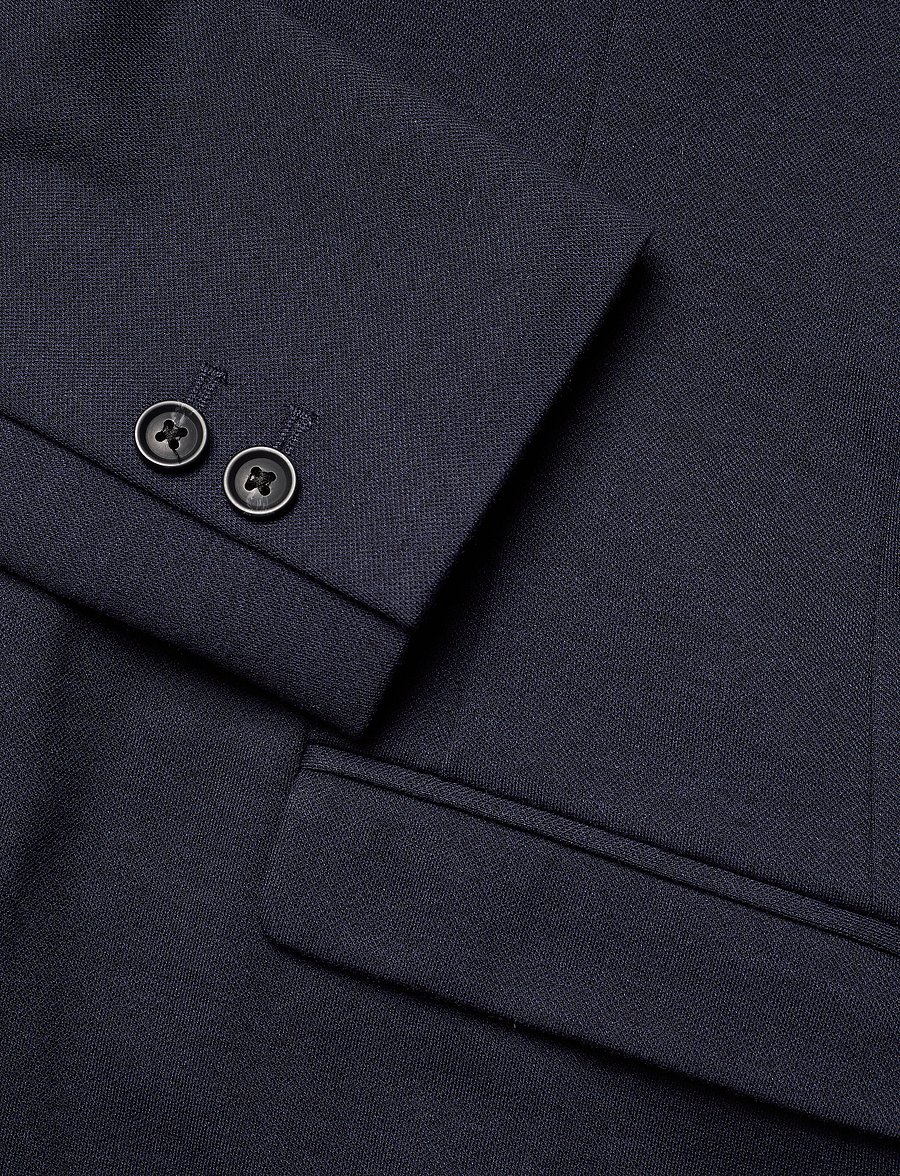 Lindbergh - Superflex knitted blazer - einreiher - navy mix - 4