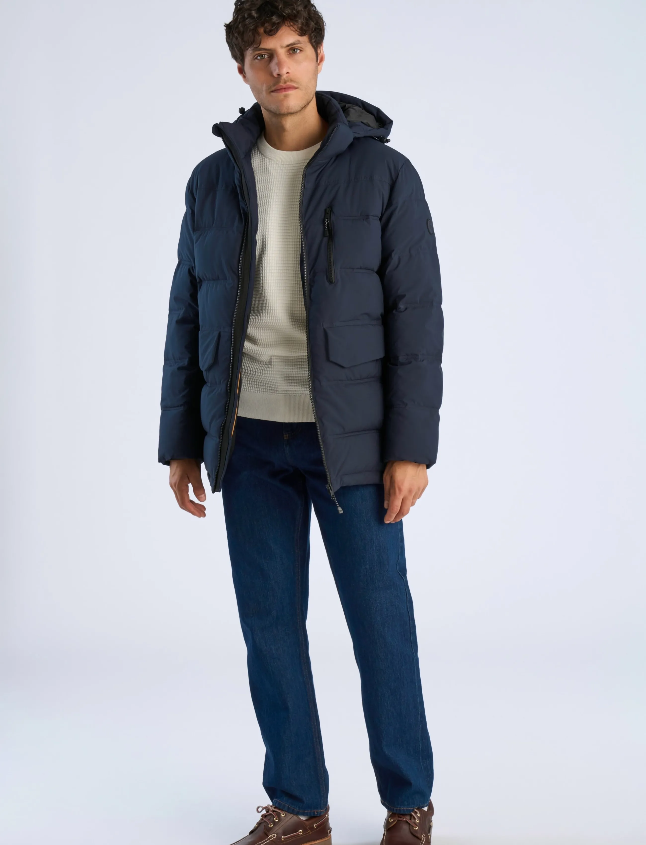 Lindbergh Functional parka jacket - Üleriided - DK NAVY / navy