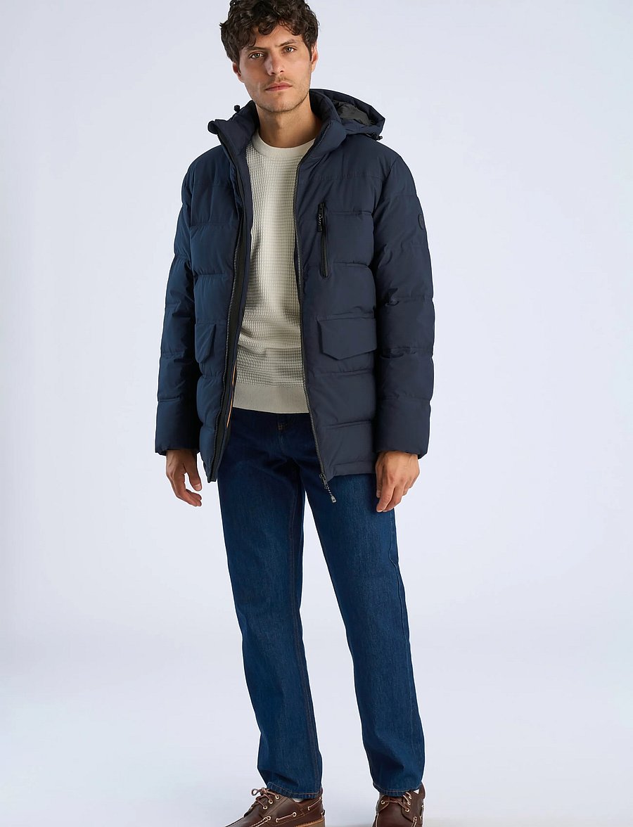 Lindbergh - Functional parka jacket - parkad - dk navy - 0