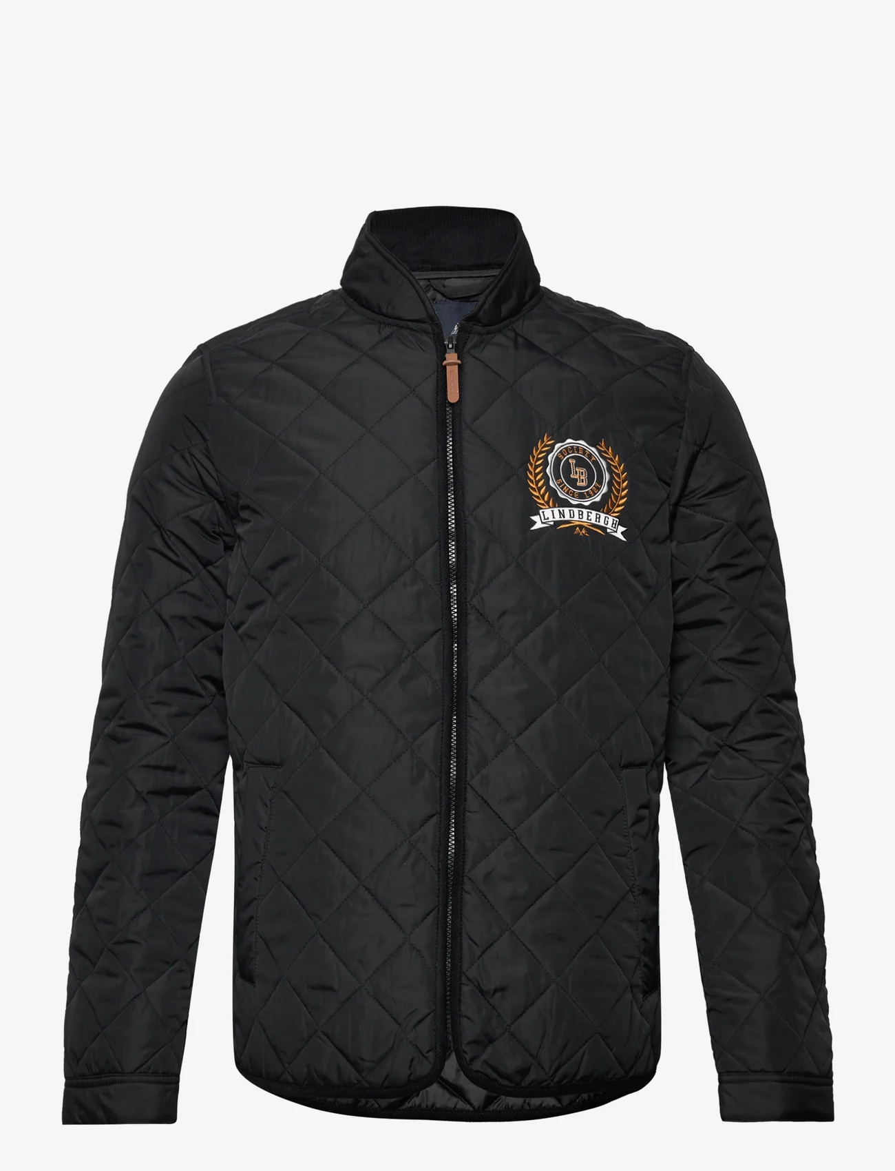 Lindbergh - Quilted city jacket - forårsjakker - black - 0