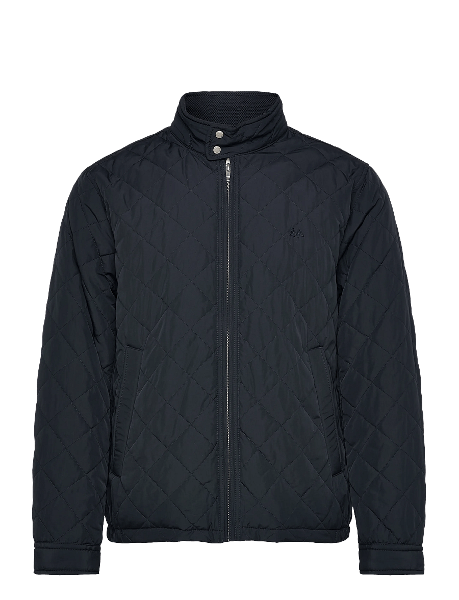 Lindbergh - Classic quilted jacket - fall jackets - dk navy - 1