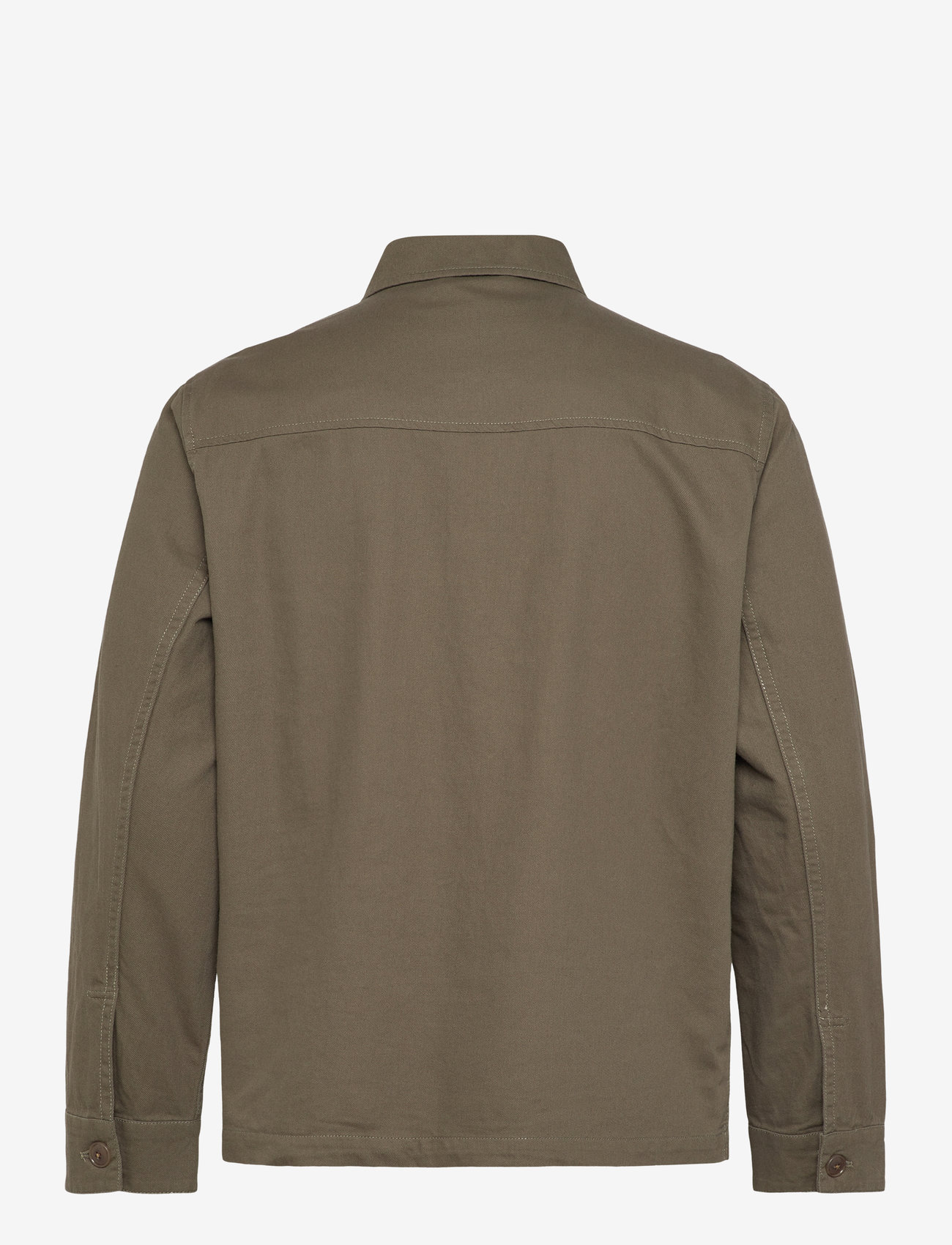 Lindbergh - Linen blend overshirt - herbstliche kleidung - dk dusty olive - 1