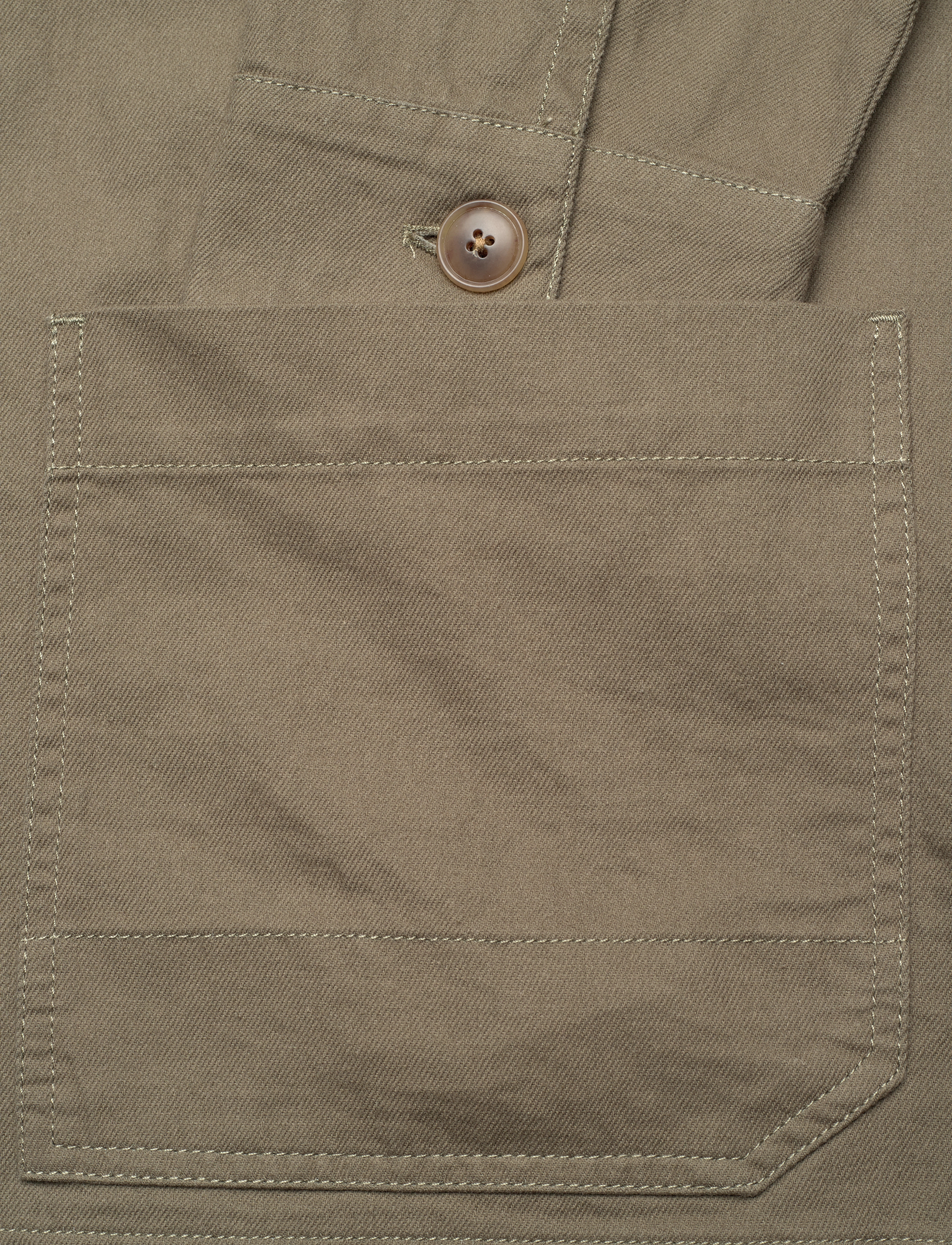 Lindbergh - Linen blend overshirt - mænd - dk dusty olive - 3