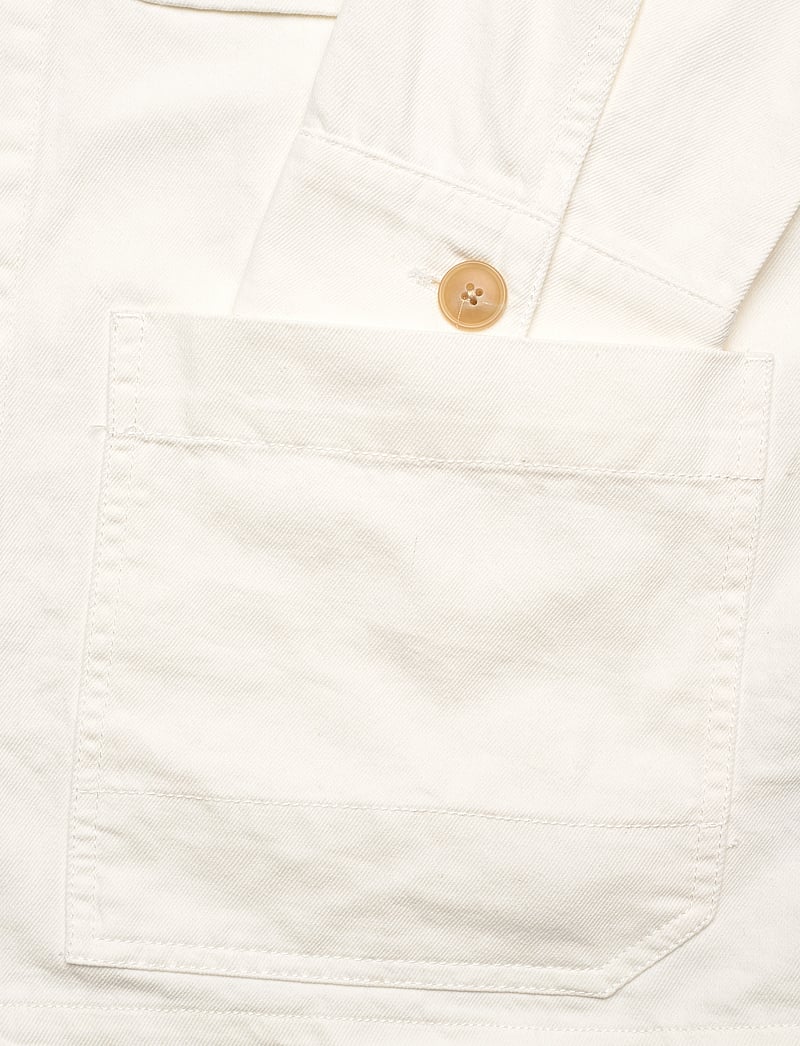 Lindbergh - Linen blend overshirt - kollektioner - off white - 3