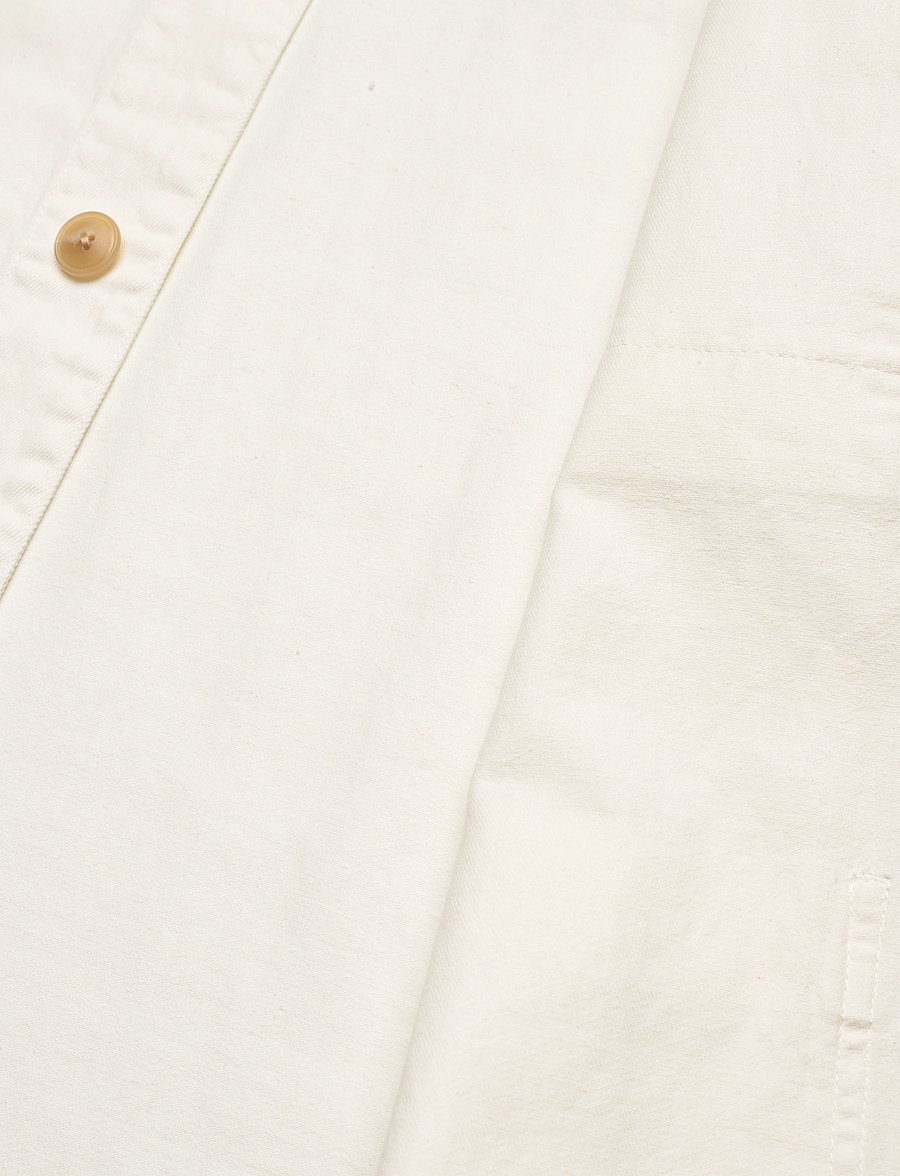Lindbergh - Linen blend overshirt - off white - 4