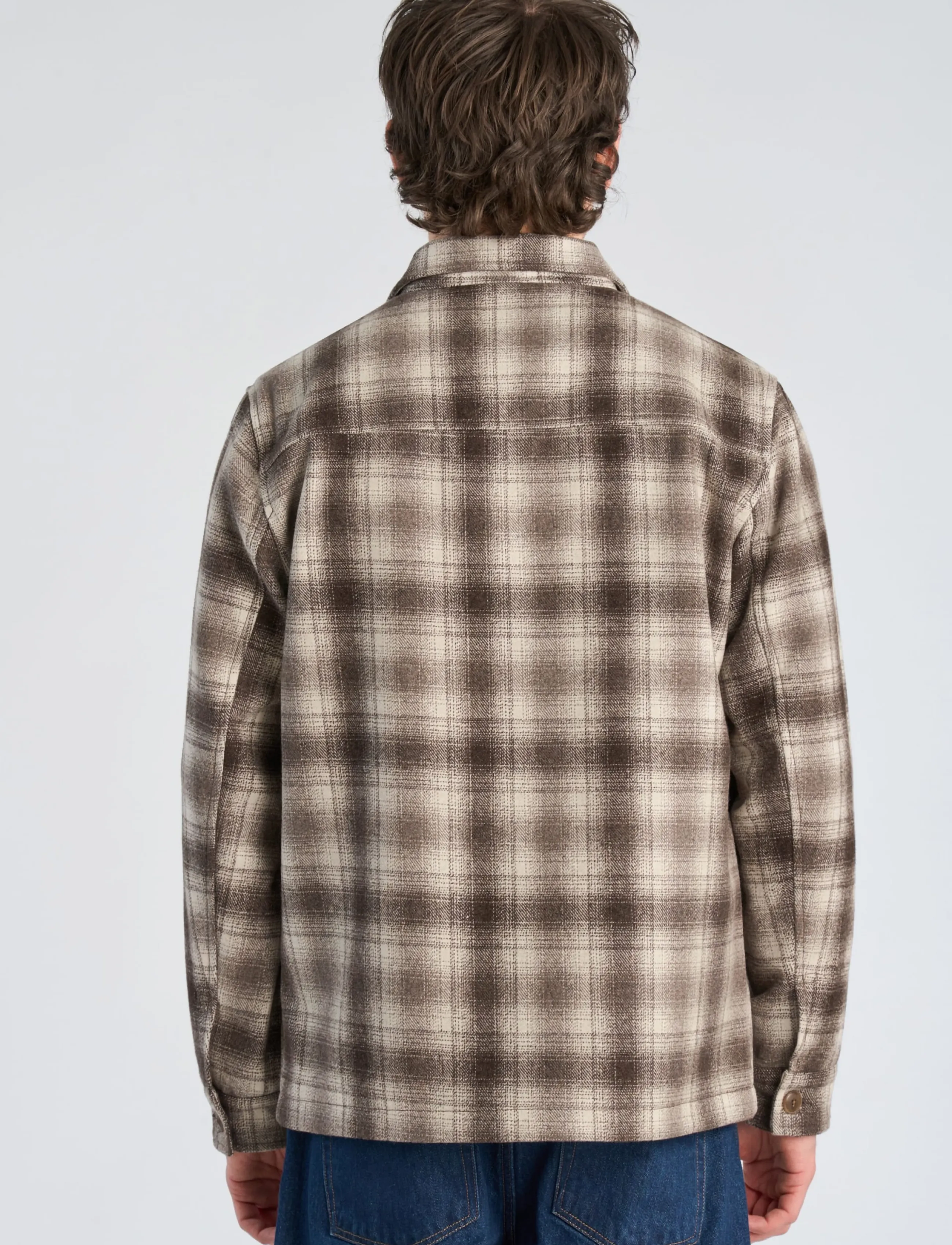 Lindbergh - Wool blend overshirt - jackor - dk sand - 4