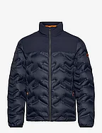 Quilted down jacket - NAVY