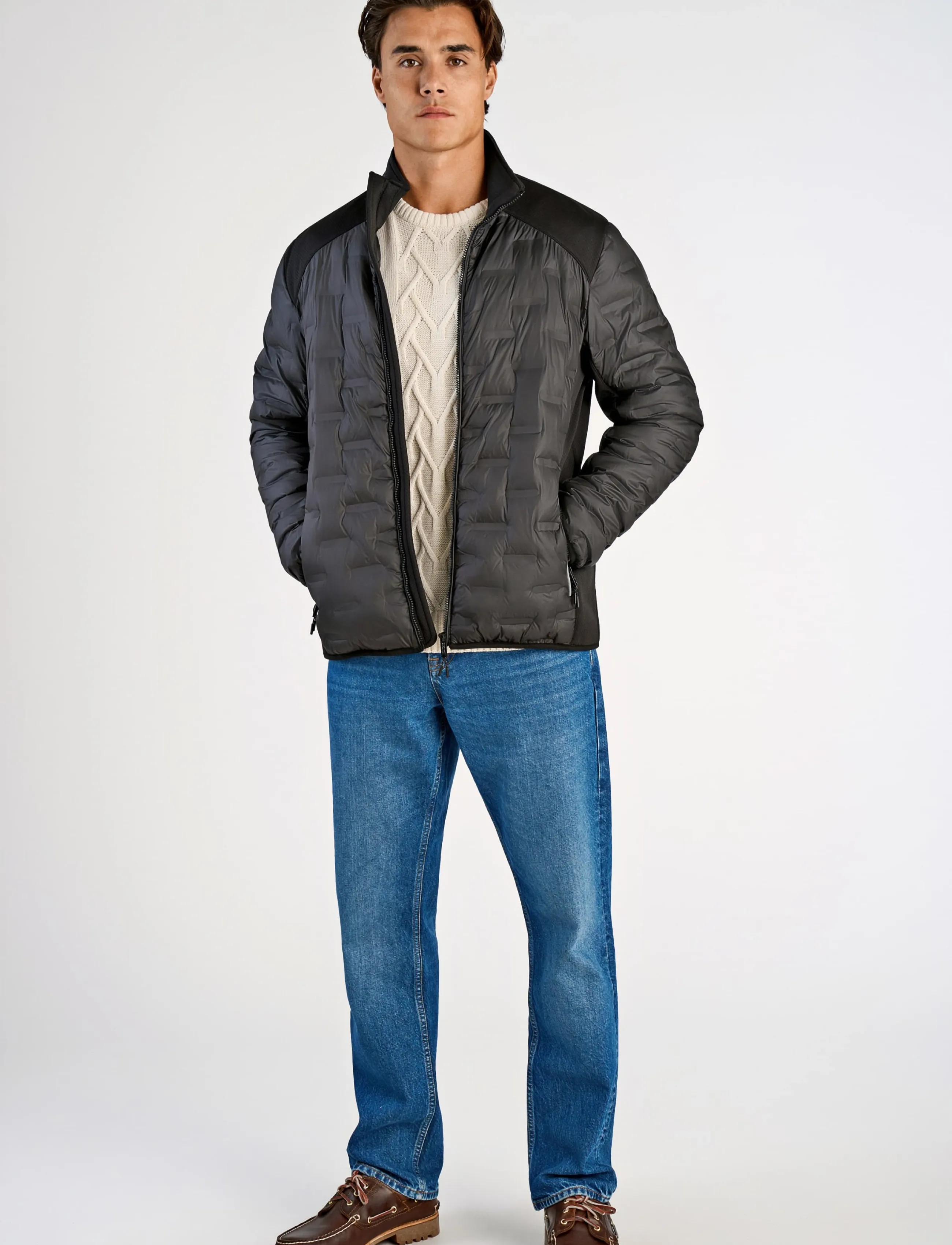 Lindbergh Functional hybrid jacket - Sulejoped - BLACK / black
