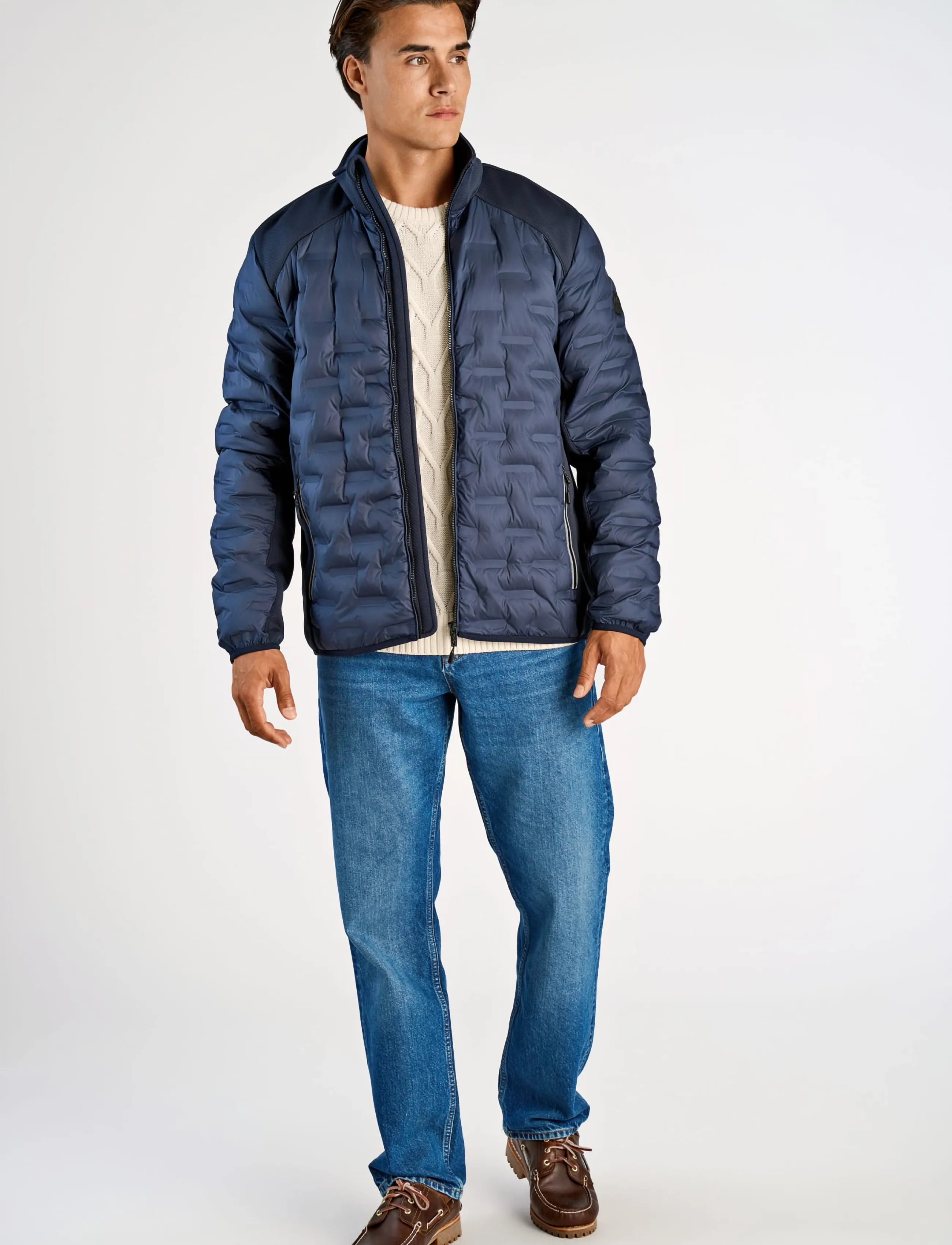 Lindbergh Functional hybrid jacket - Outerwear - NAVY / navy