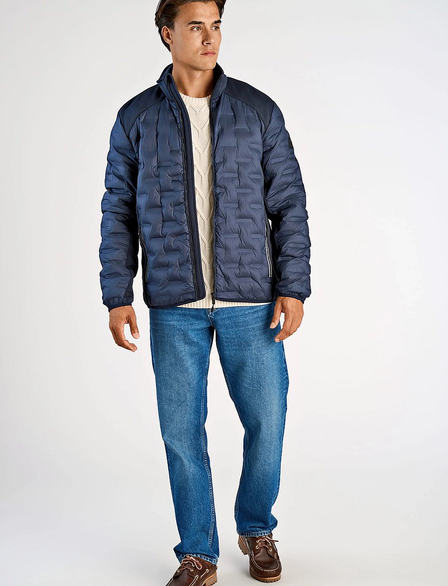Lindbergh - Functional hybrid jacket - hybrid-jacken - navy - 0