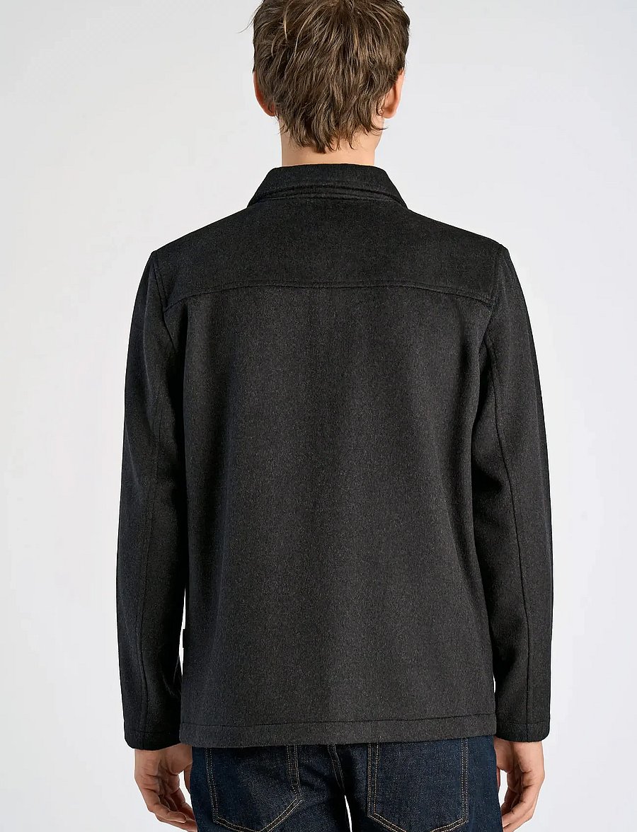 Lindbergh - Wool blend blouson - jacken - black - 4