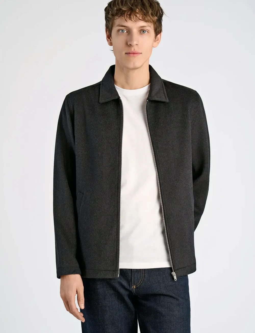 Lindbergh - Wool blend blouson - winter jackets - black - 5