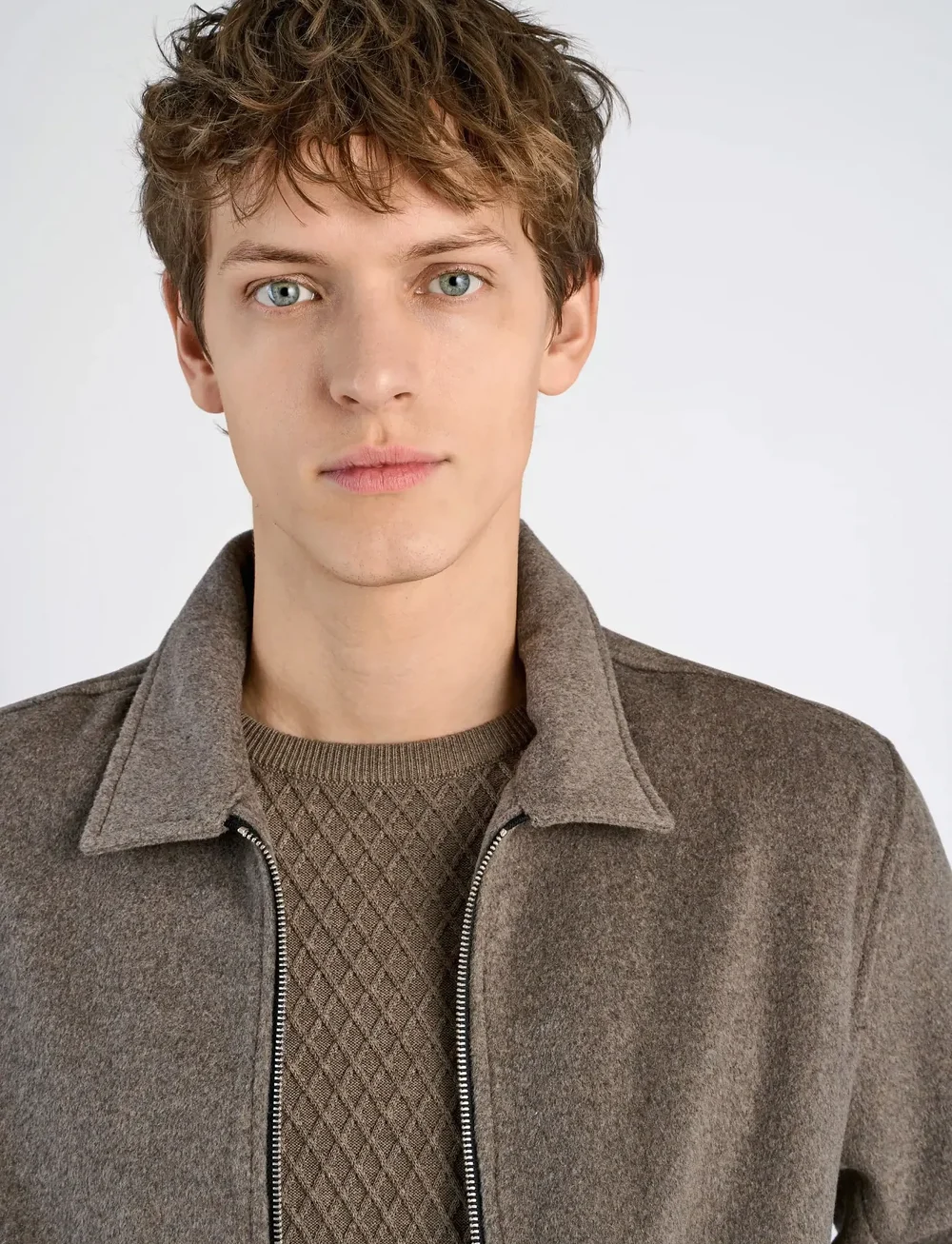 Lindbergh - Wool blend blouson - winter jackets - dk sand - 3