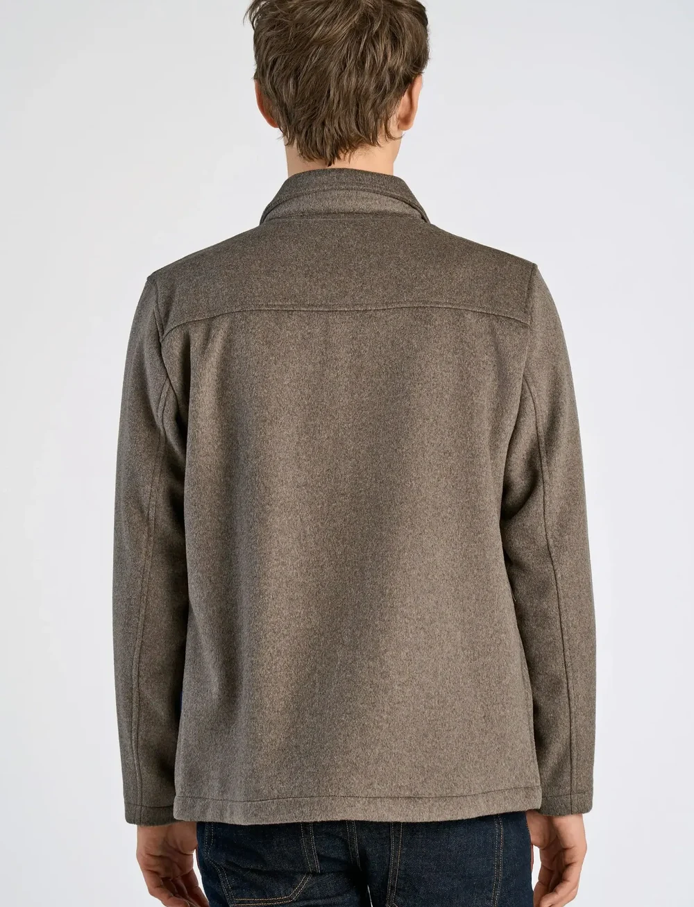 Lindbergh - Wool blend blouson - winter jackets - dk sand - 4