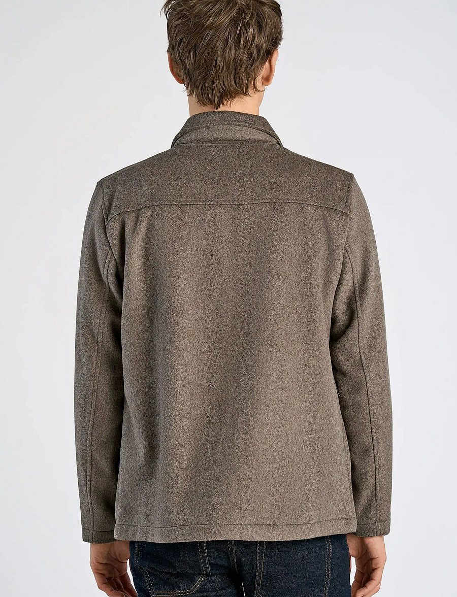 Lindbergh - Wool blend blouson - jacken - dk sand - 4