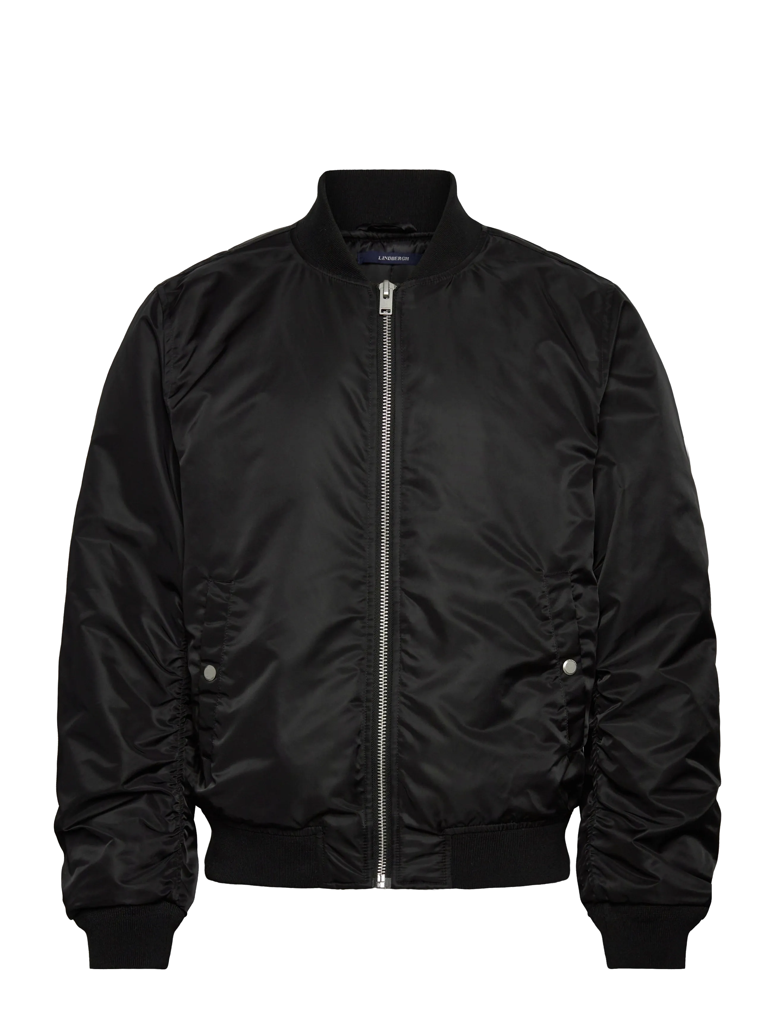 Lindbergh Padded bomber jacket - Bomberjackor - BLACK / black