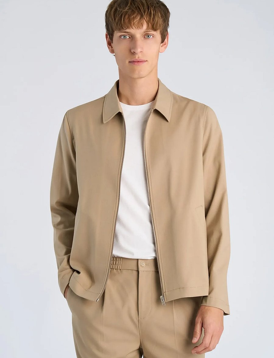 Lindbergh - Stretch twill blouson - herbstjacken - sand - 3