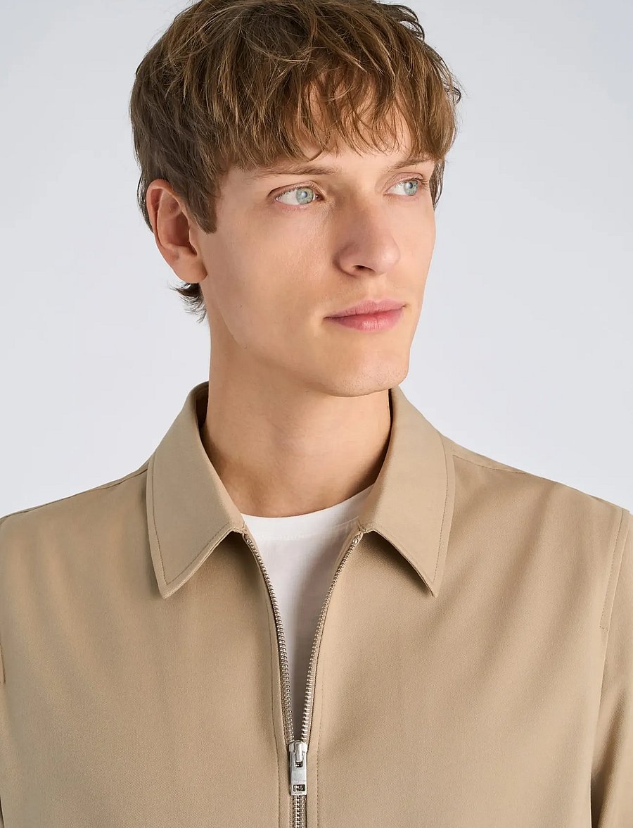 Lindbergh - Stretch twill blouson - herbstjacken - sand - 5