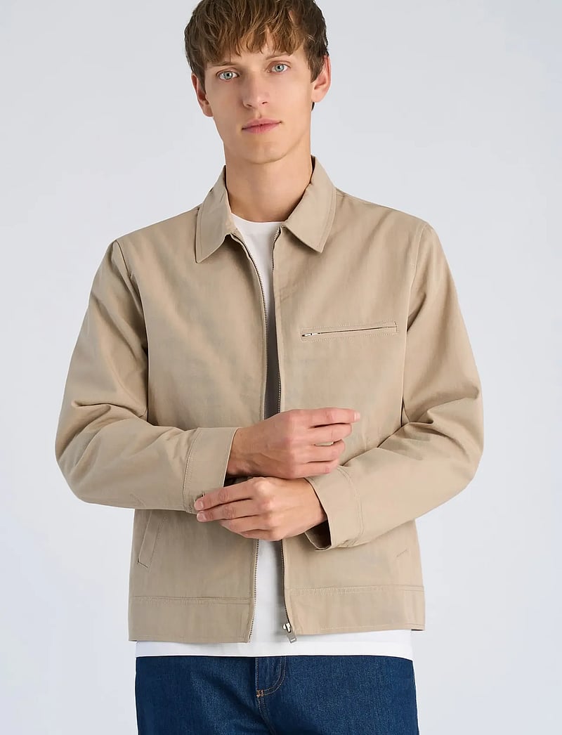 Lindbergh - Zip through jacket - vårjackor - sand - 3