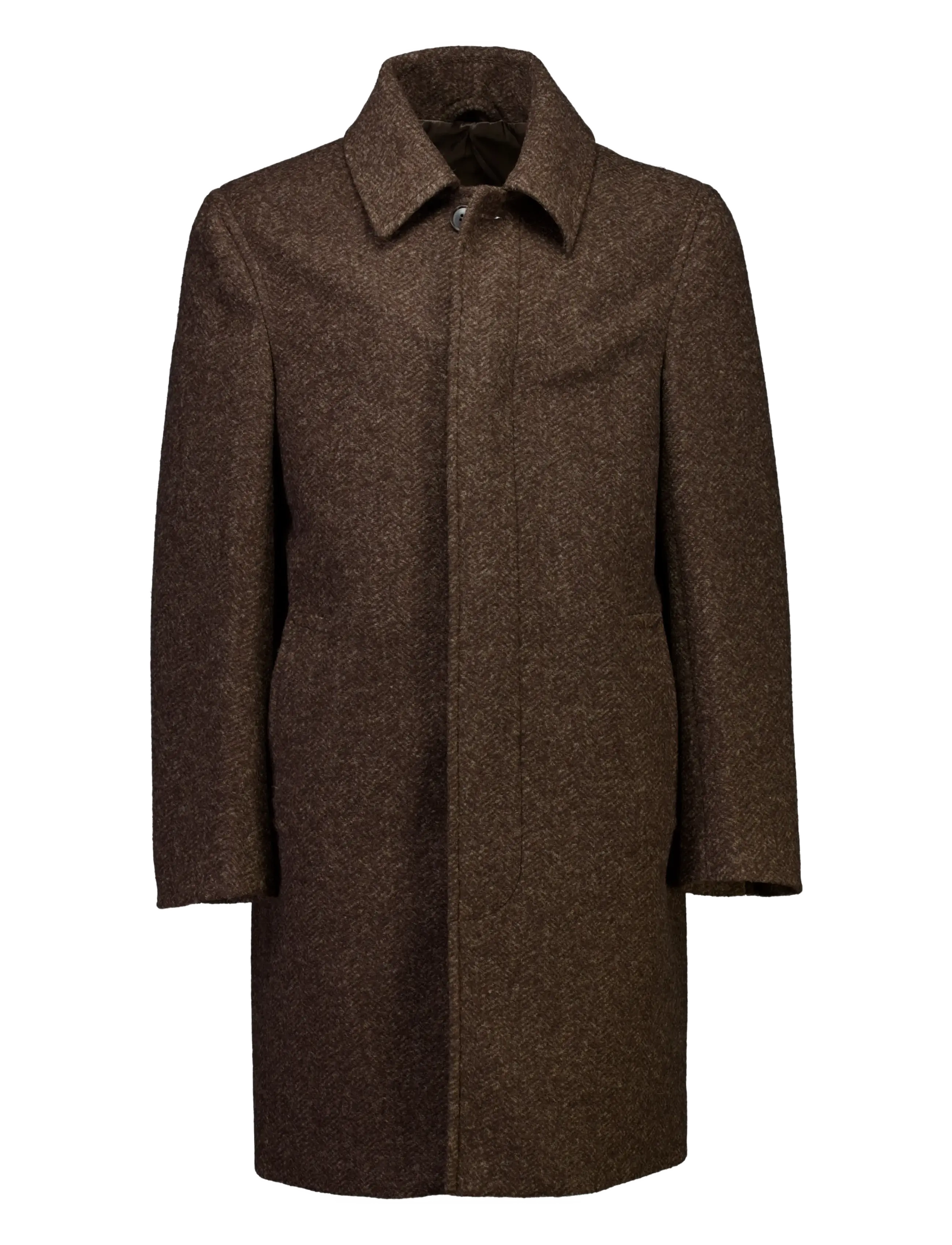 Lindbergh - Wool blend coat - brown mel - 1