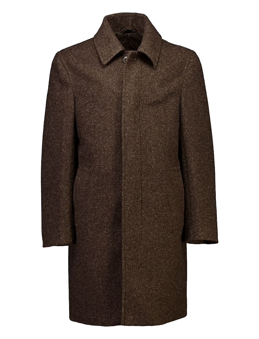 Lindbergh - Wool blend coat - wollmäntel - brown mel - 1