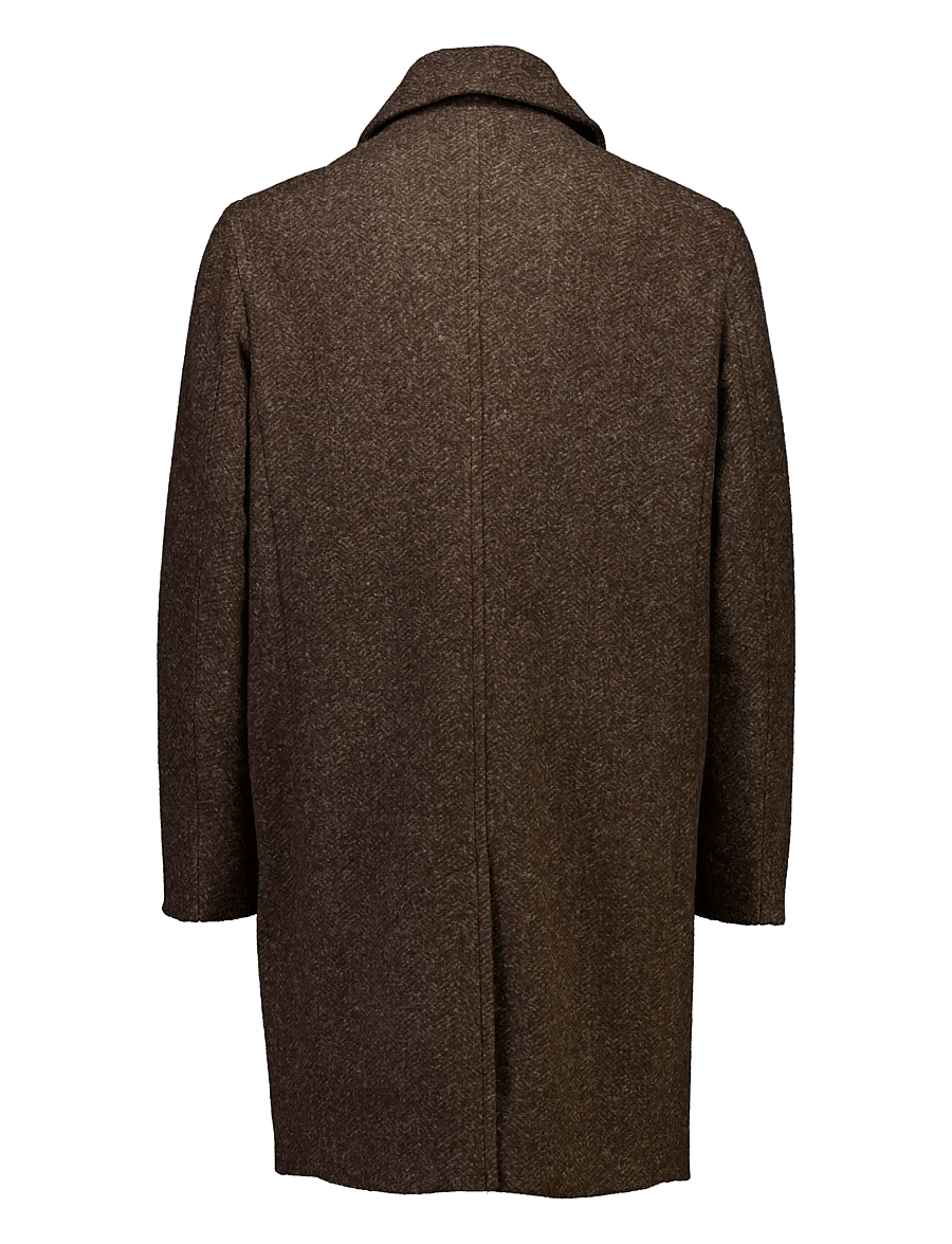 Lindbergh - Wool blend coat - wollmäntel - brown mel - 2