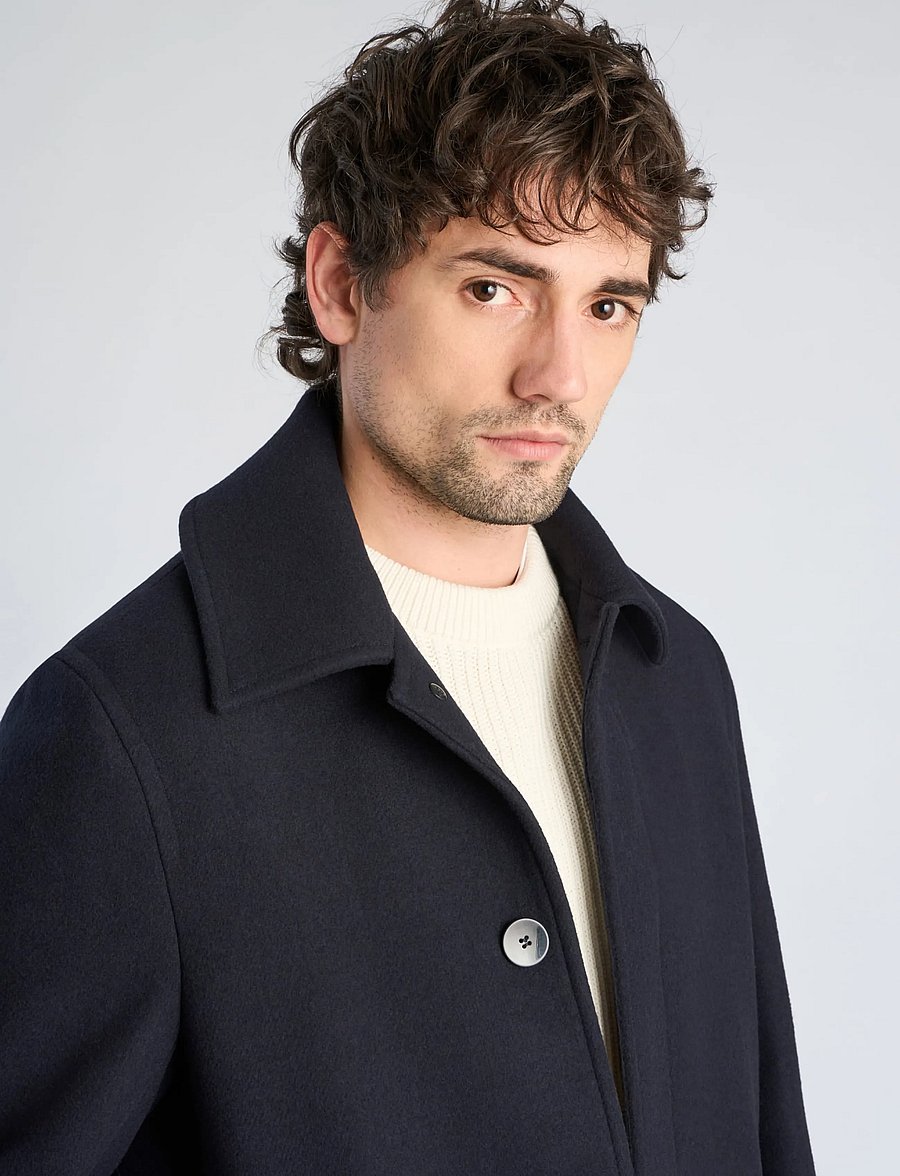 Lindbergh - Wool blend coat - wollmäntel - dk navy - 5